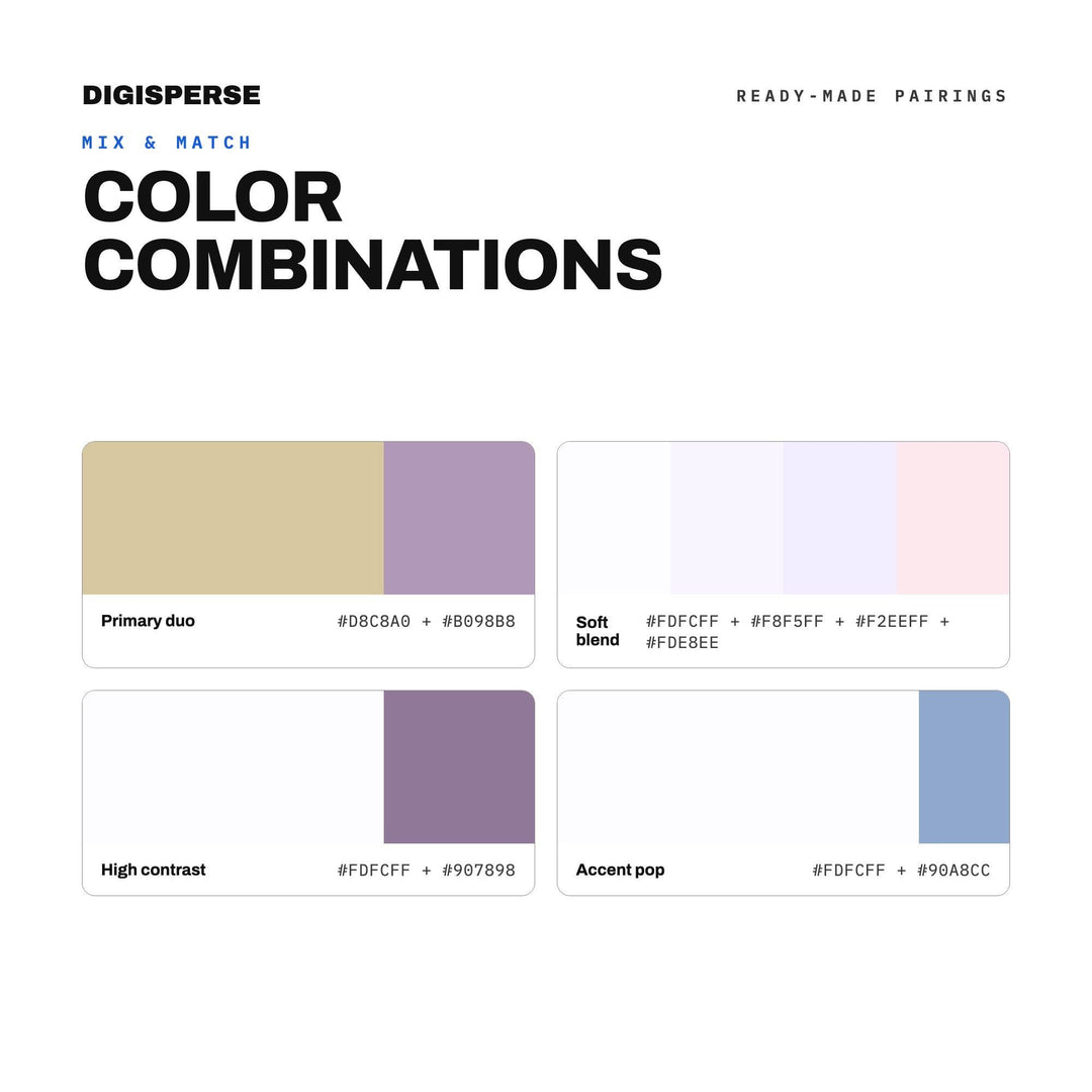 Hazy Dream Color Palette for Indie Album Art and Dreamy Music Branding, 30 Shoegaze Faded Hues, Procreate Swatches, Hex Codes