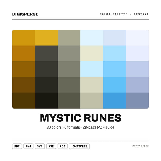 Mystic Runes color palette — main preview