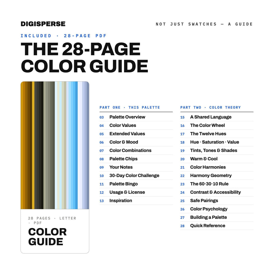 Mystic Runes Color Palette | 30 Colors | Hex RGB CMYK | Color Guide | Procreate Swatches + ASE | Digital Download