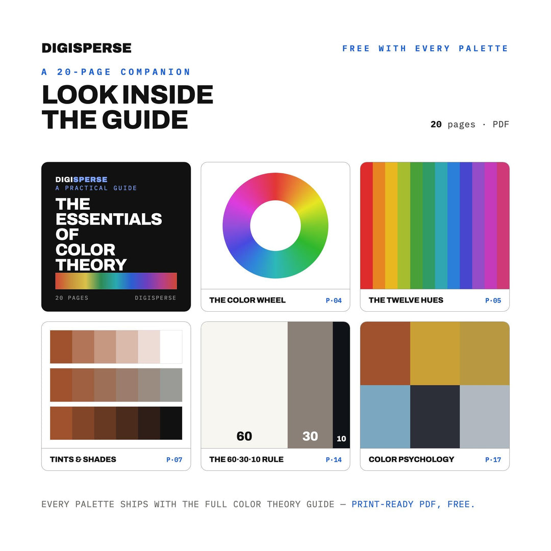 Fresh Crisp Color Palette for Back to School Art and Stationery Branding, 30 September Start Hues, Procreate Swatches