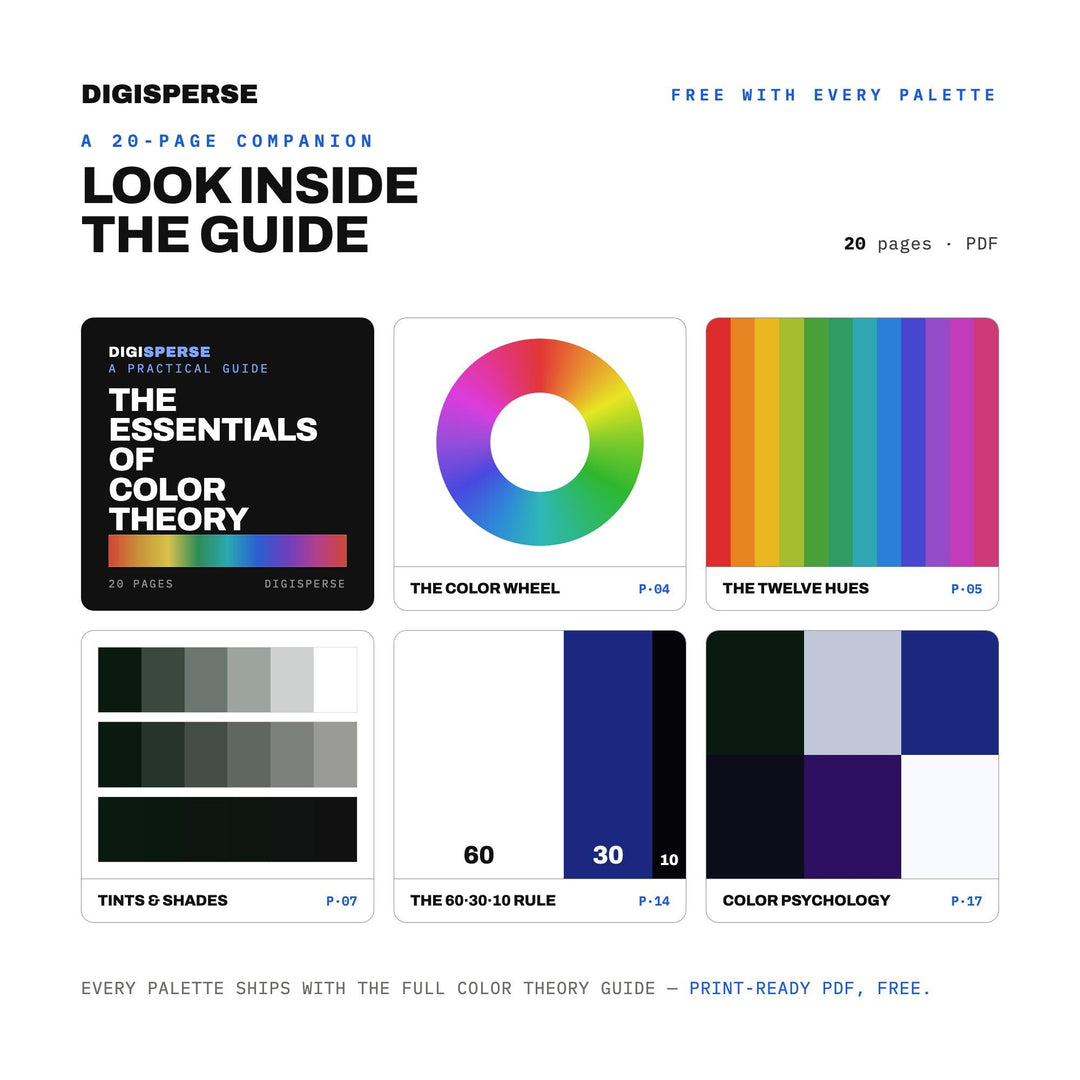 Winter Solstice Night Color Palette | 30 Colors | Hex RGB CMYK | Procreate Swatches + ASE | Digital Download