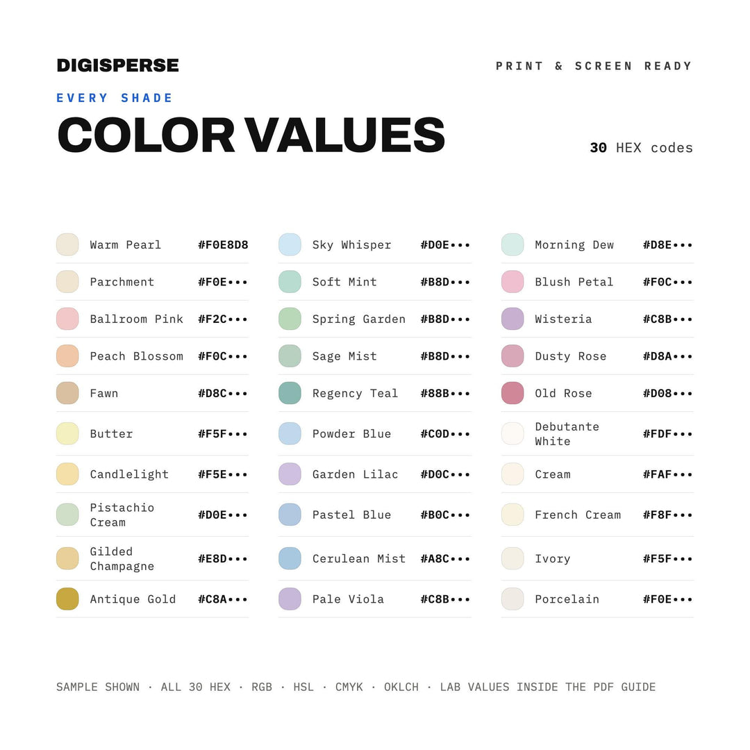 Regencycore Ballroom color palette — preview image 3 of 20