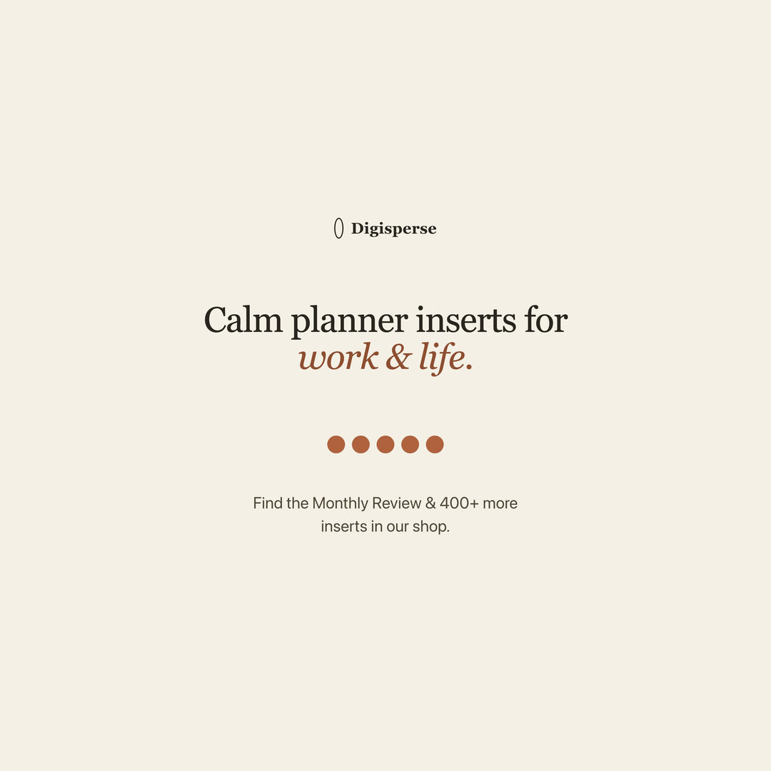 Monthly Review Planner Insert | Founder Planner | GoodNotes iPad PDF | Digital Download
