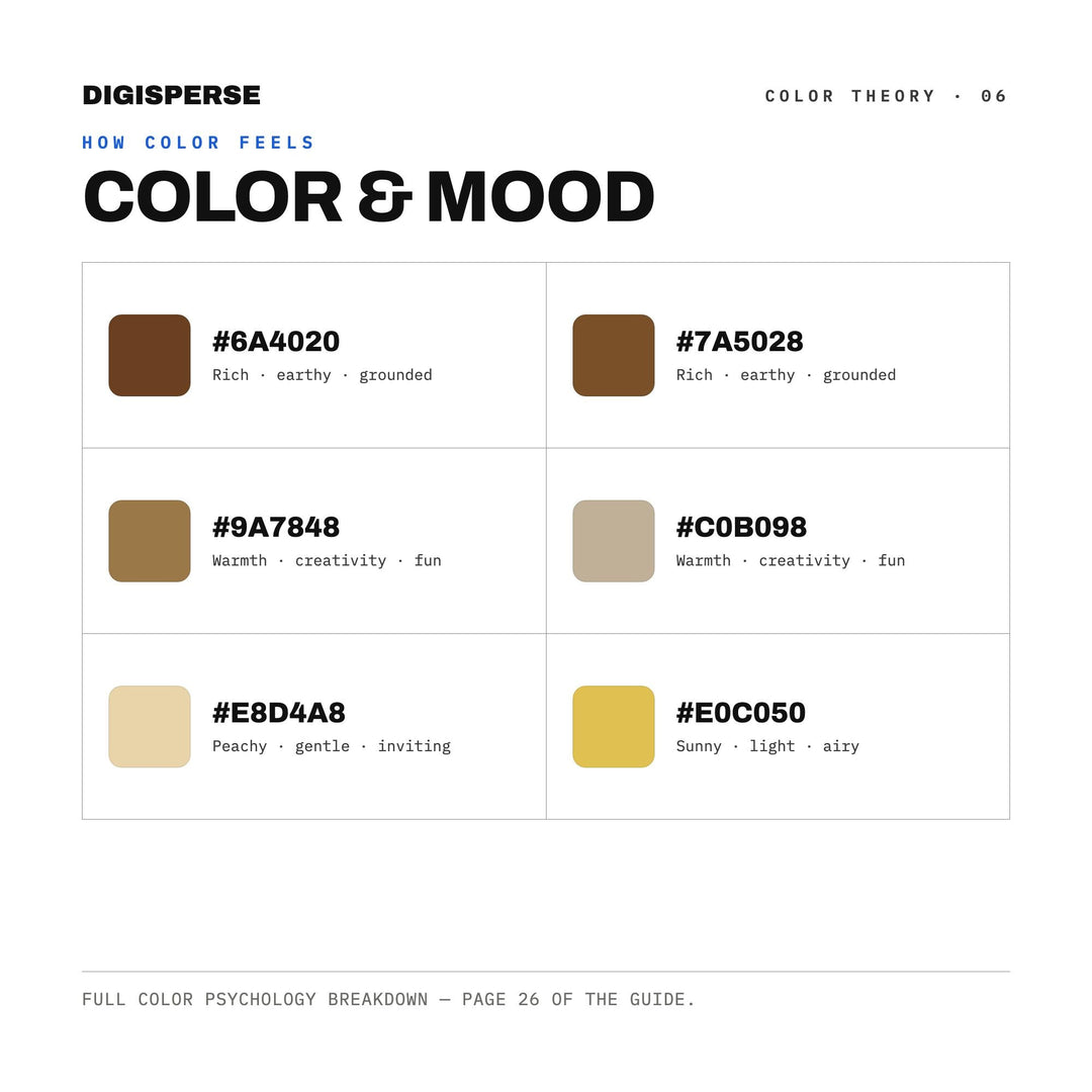 Dust Storm Color Palette | 30 Colors | Hex RGB CMYK | Color Guide | Procreate Swatches + ASE | Digital Download