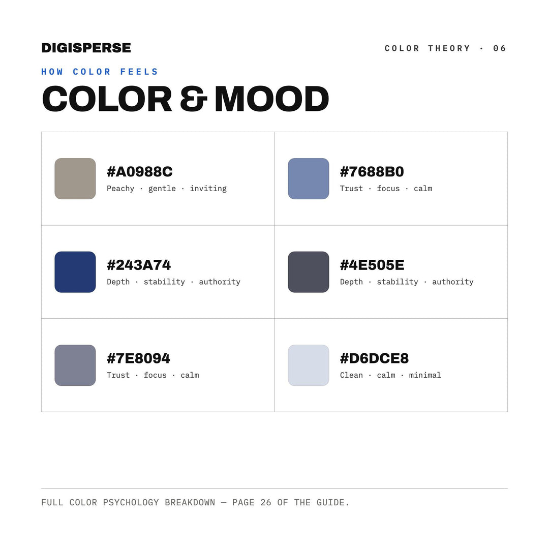 Rain-Wet Pavement Color Palette | 30 Colors | Hex RGB CMYK | Color Guide | Procreate Swatches + ASE | Digital Download