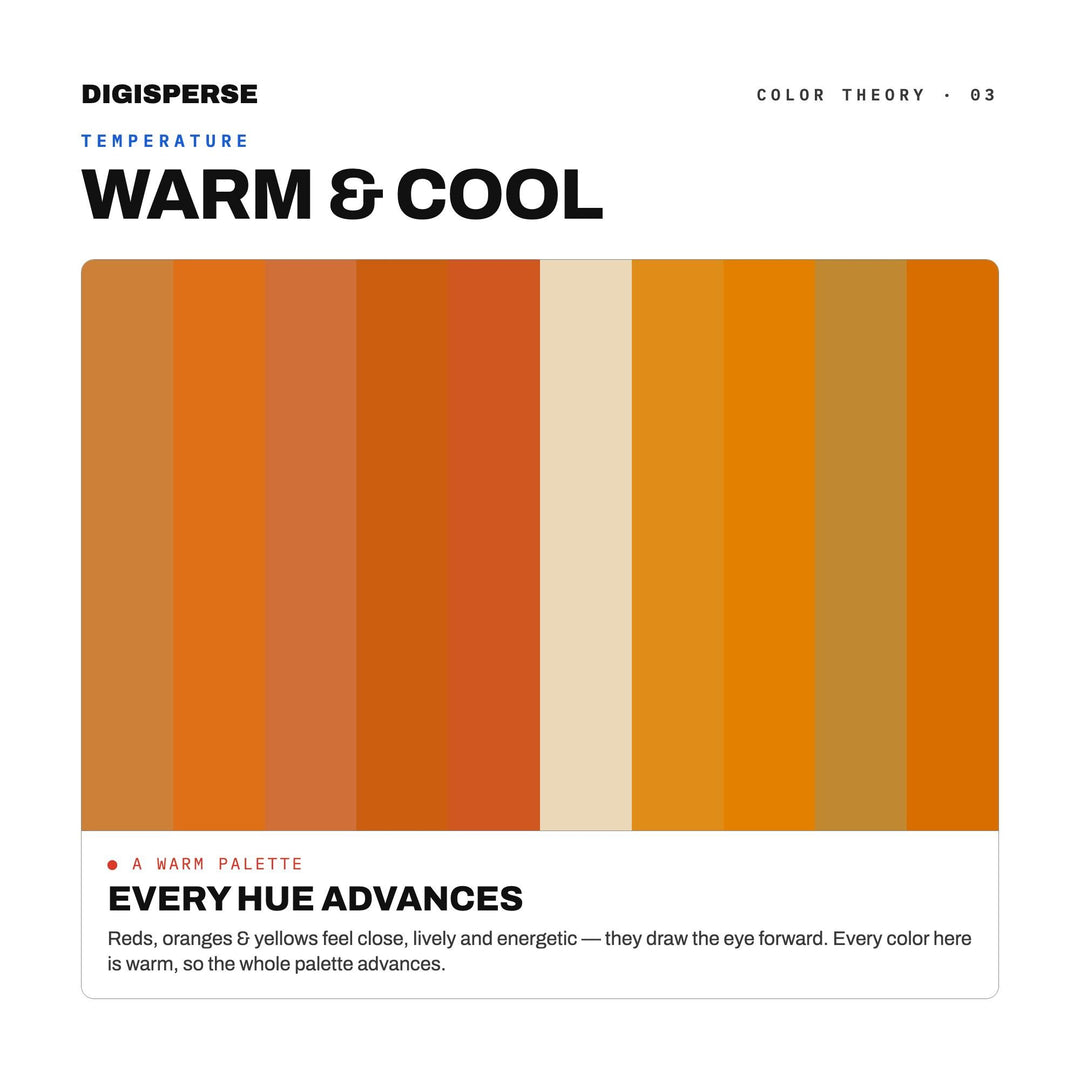 Midday Blaze Color Palette | 30 Procreate Swatches, HEX, RGB, CMYK (Digital Download)