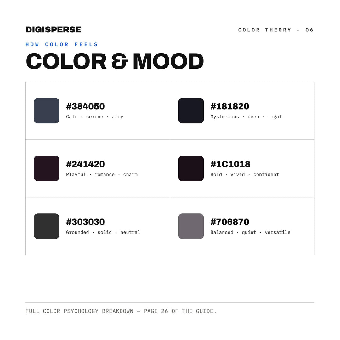 Dark Obsidian Color Palette | 30 Colors | Hex RGB CMYK | Color Guide | Procreate Swatches + ASE | Digital Download
