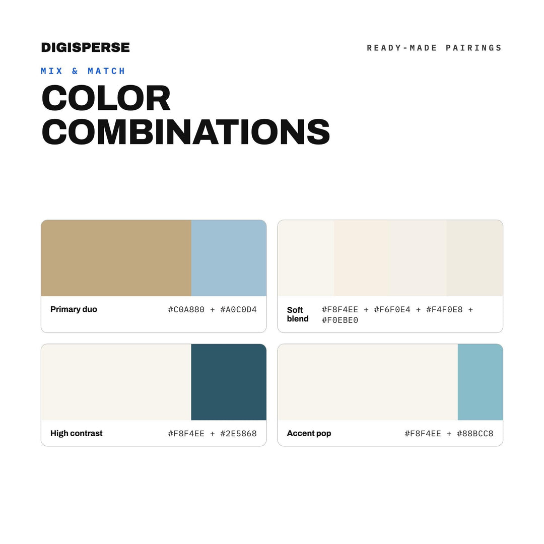 Washed Linen Coastal color palette — preview image 2 of 20