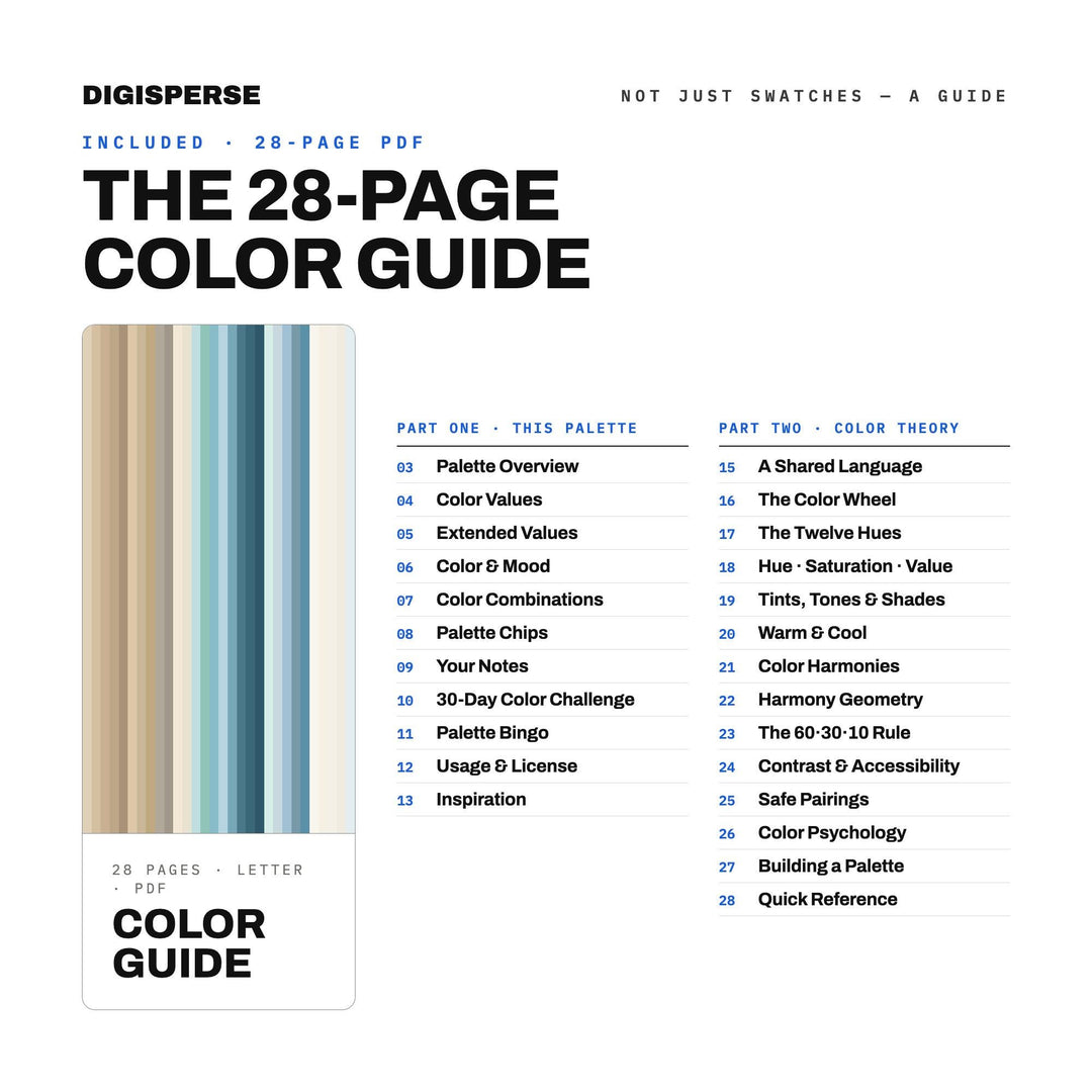Washed Linen Coastal color palette — preview image 5 of 20