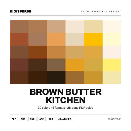 Brown Butter Kitchen color palette — main preview