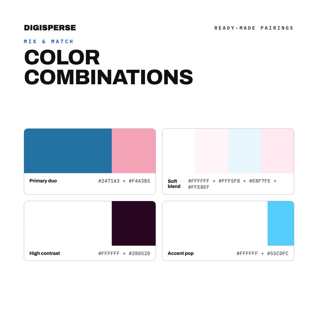 Trans Pride Color Palette | 30 Colors | Hex RGB CMYK | Procreate Swatches + ASE | Digital Download