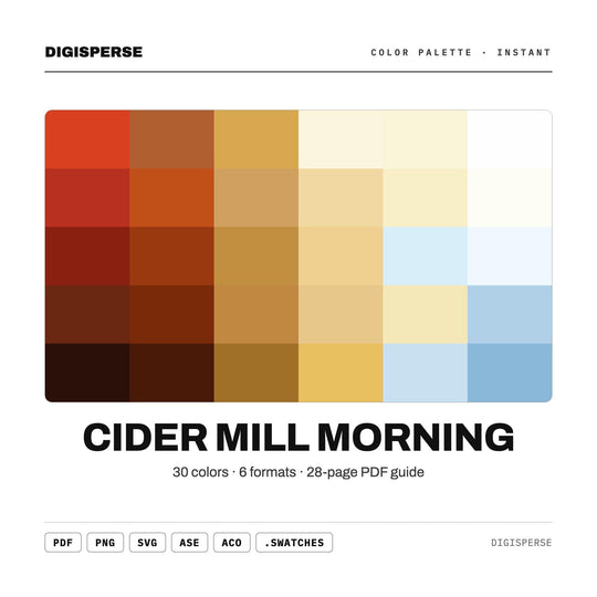 Cider Mill Morning color palette — main preview
