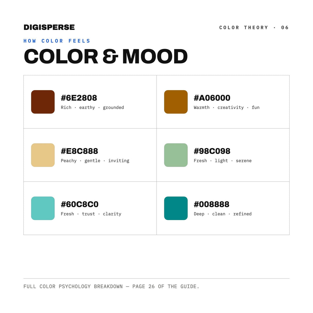 Indigenous Peoples Day Color Palette | 30 Earth Tones (Digital Download)