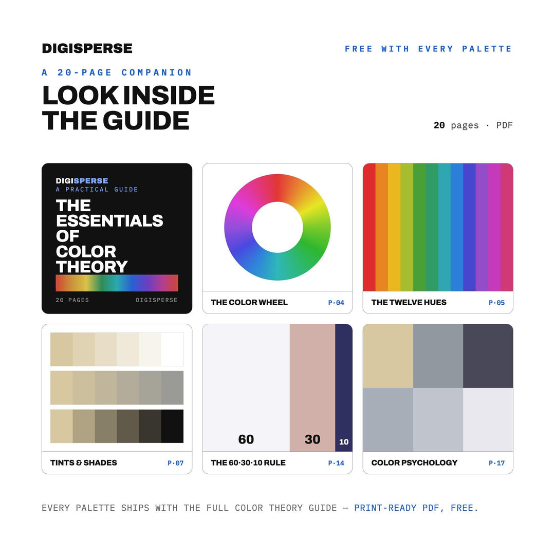 Silver Anniversary Color Palette | 30 Colors | Hex RGB CMYK | Procreate Swatches + ASE | Digital Download