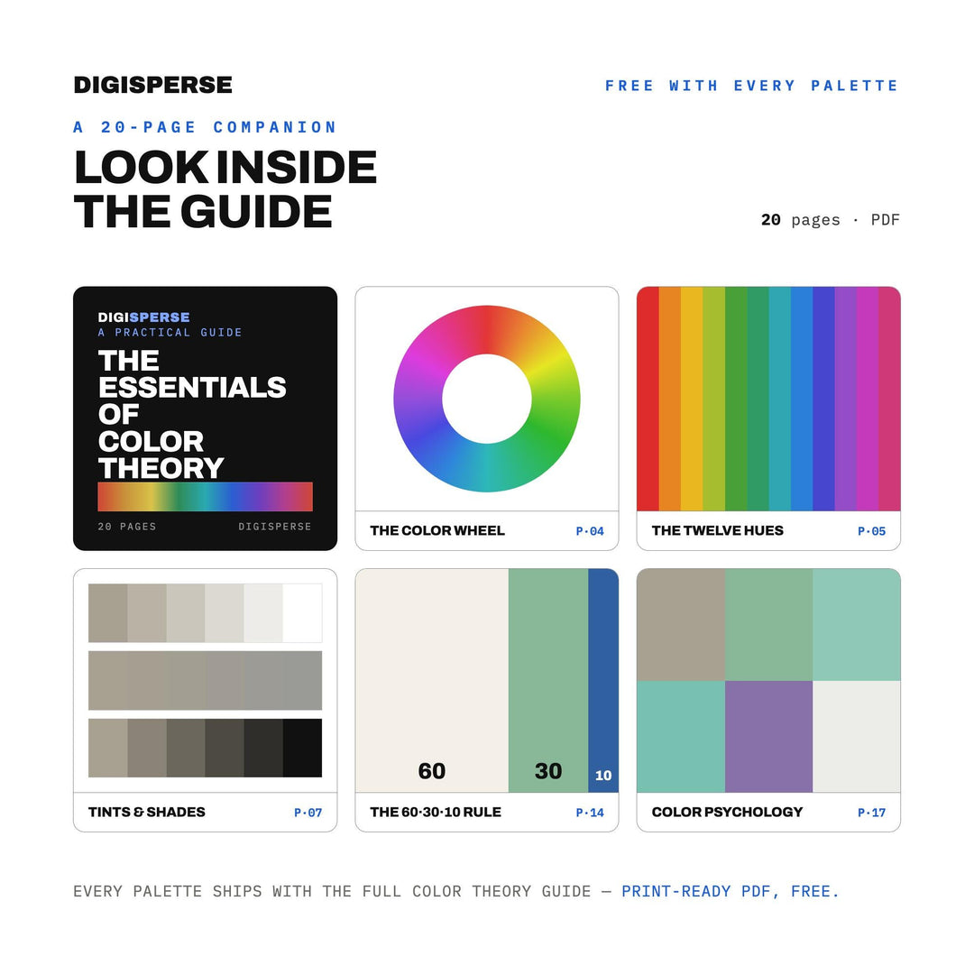 Sea Glass Beach Color Palette | 30 Colors | Hex RGB CMYK | Procreate Swatches + ASE | Digital Download