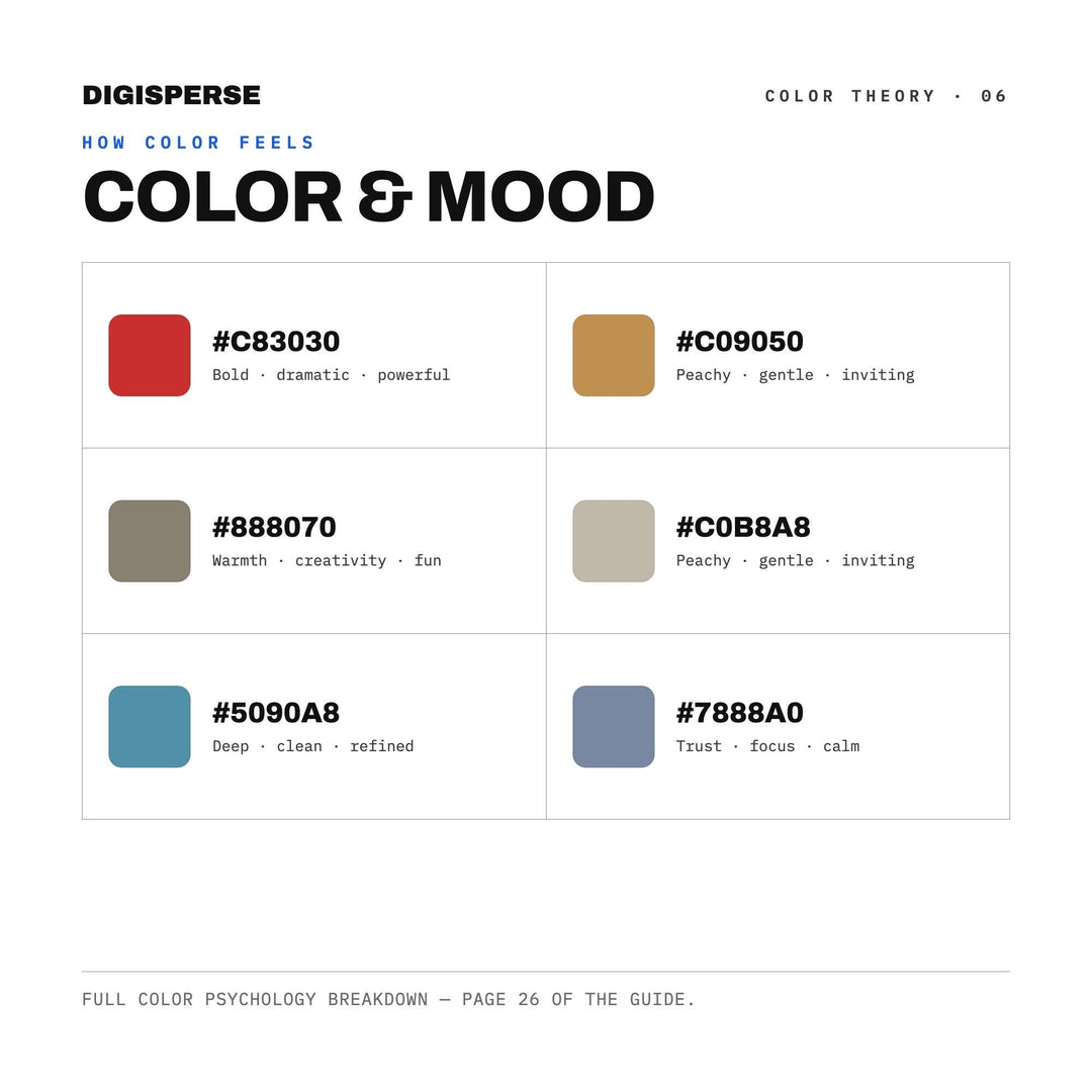 Low Tide Afternoon Color Palette | 30 Colors | Hex RGB CMYK | Procreate Swatches + ASE | Digital Download