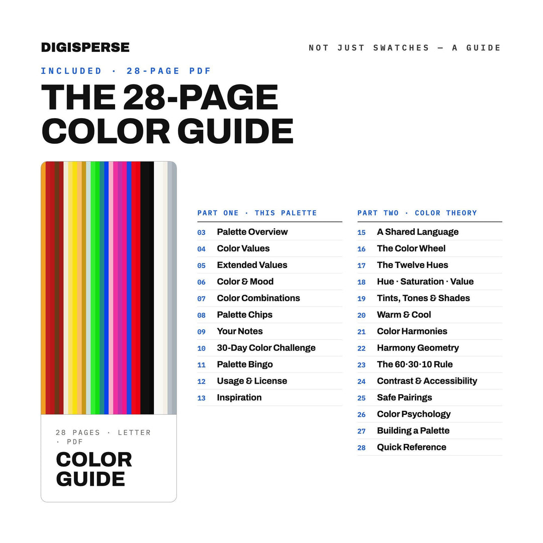Neon Sign Diner Color Palette | 30 Colors | Hex RGB CMYK | Procreate Swatches + ASE | Digital Download
