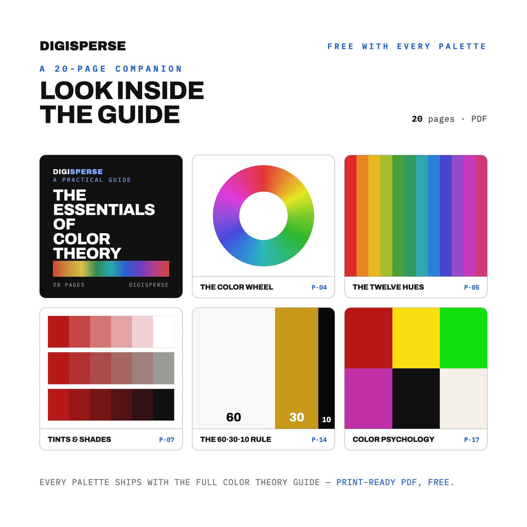 Neon Sign Diner Color Palette | 30 Colors | Hex RGB CMYK | Procreate Swatches + ASE | Digital Download