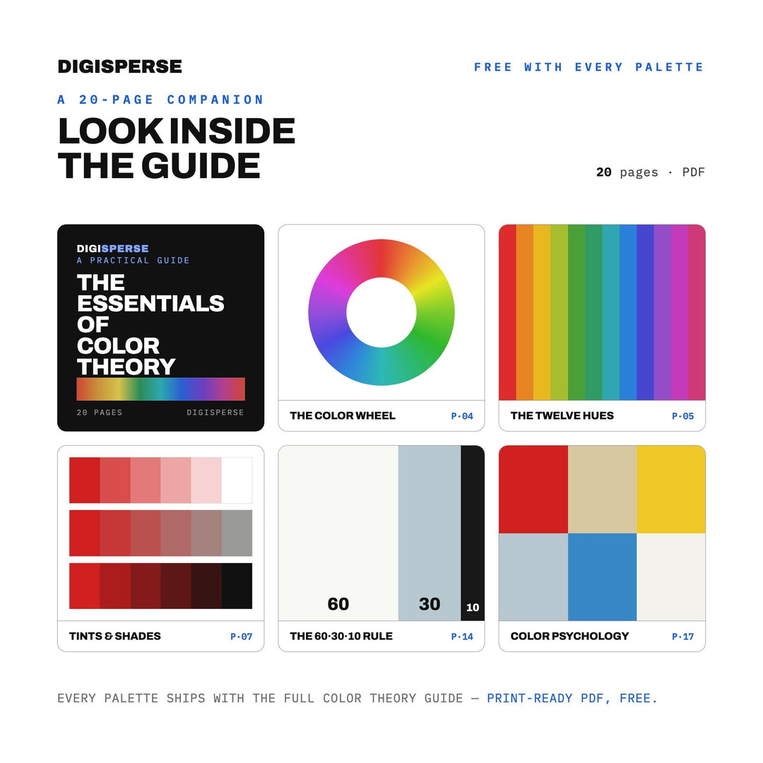 Lighthouse Morning Color Palette | 30 Colors | Hex RGB CMYK | Procreate Swatches + ASE | Digital Download