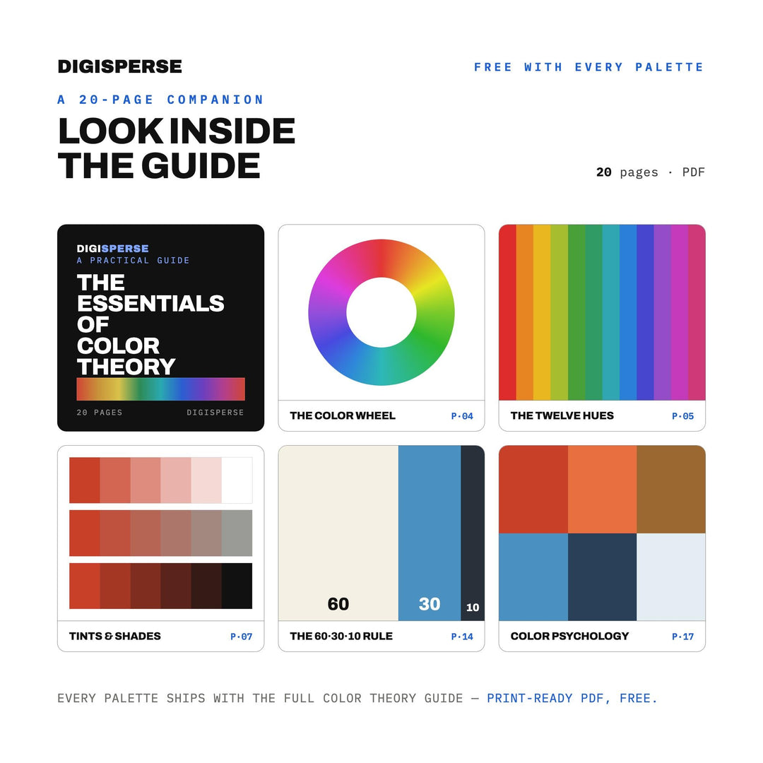Sunset Sail Color Palette | 30 Colors | Hex RGB CMYK | Procreate Swatches + ASE | Digital Download