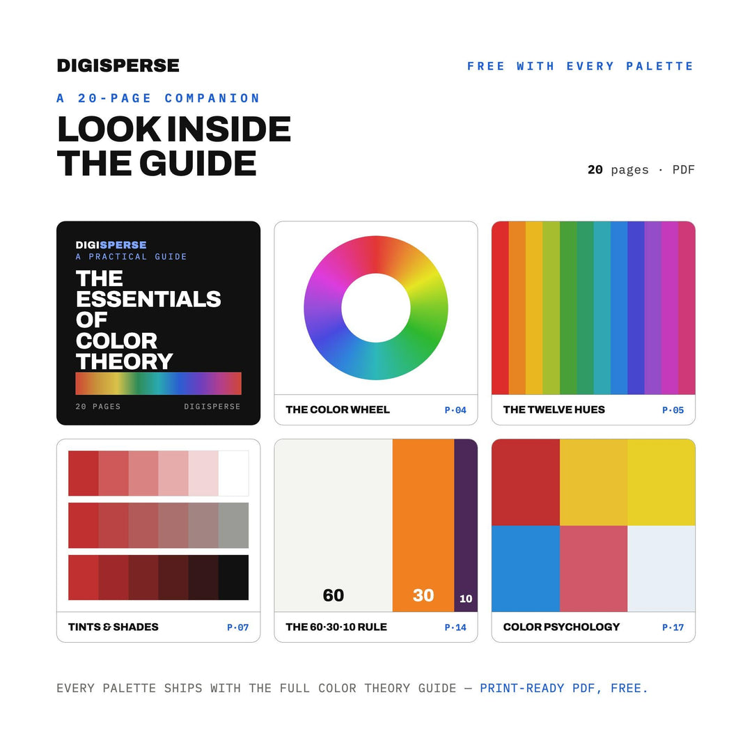 Dirty Soda Station Color Palette | 30 Procreate Swatches, ASE, PDF Guide (Digital Download)