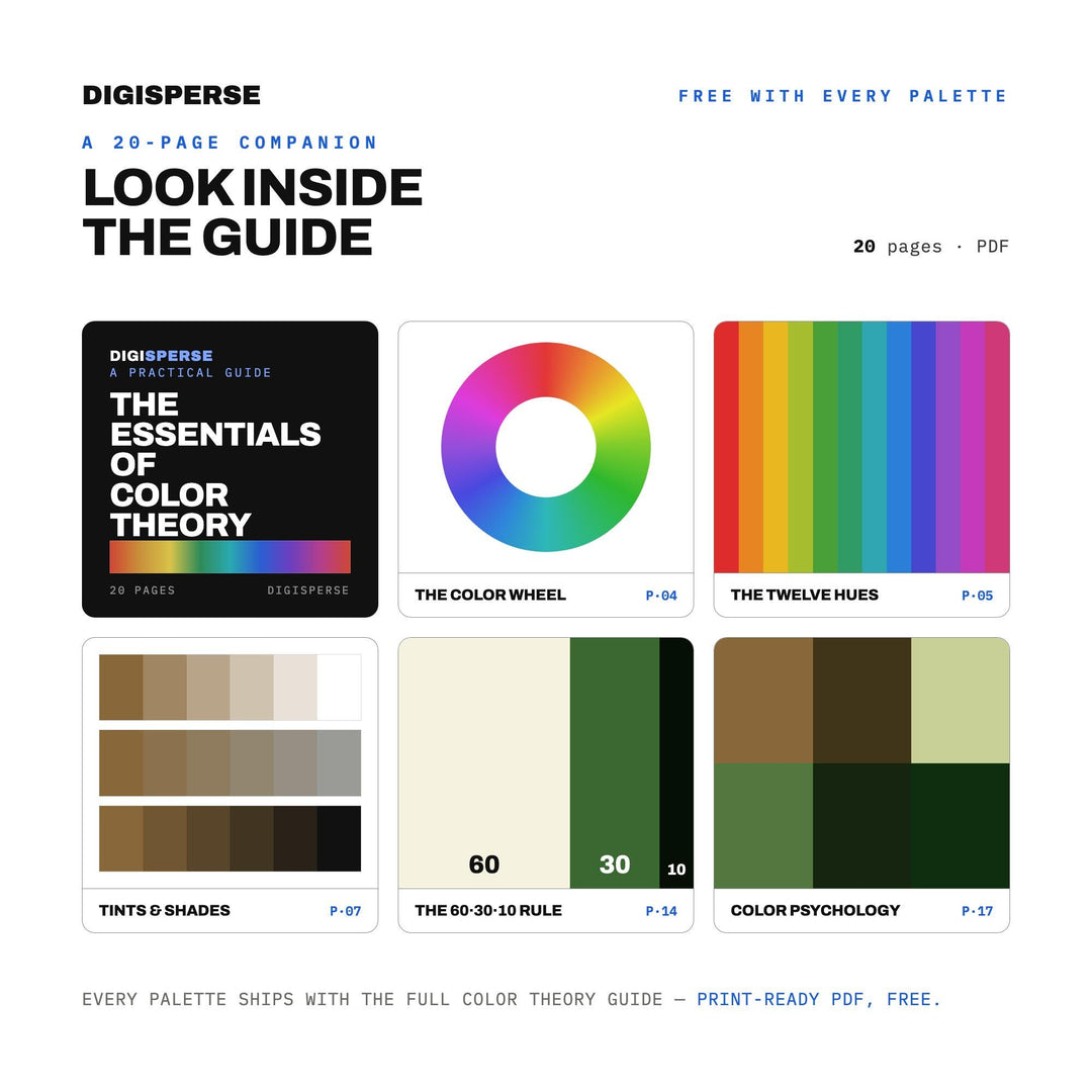 Green Witch Garden Color Palette | 30 Colors | Hex RGB CMYK | Procreate Swatches + ASE | Digital Download