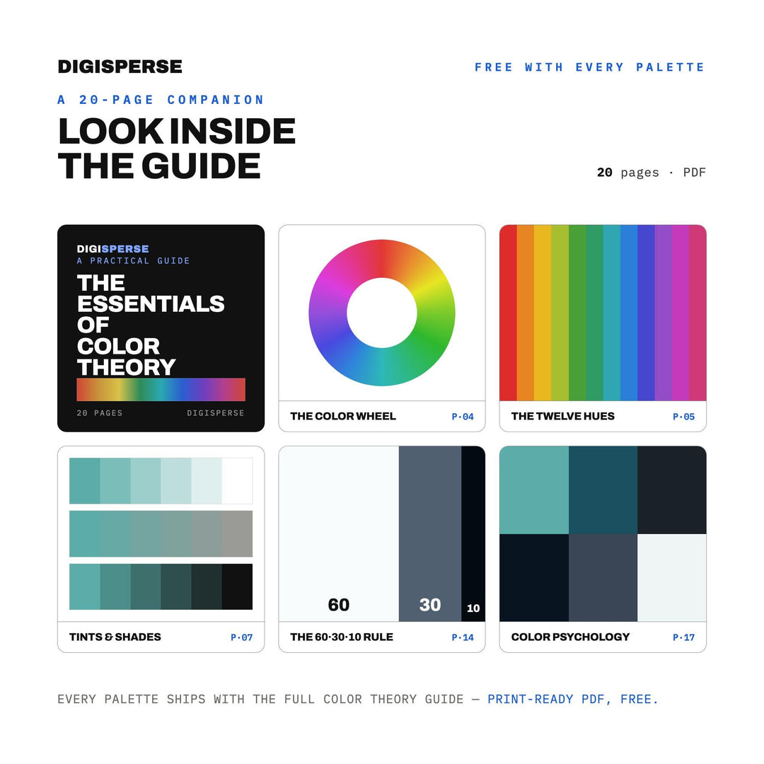 Sea Witch Cove Color Palette | 30 Colors | Hex RGB CMYK | Procreate Swatches + ASE | Digital Download