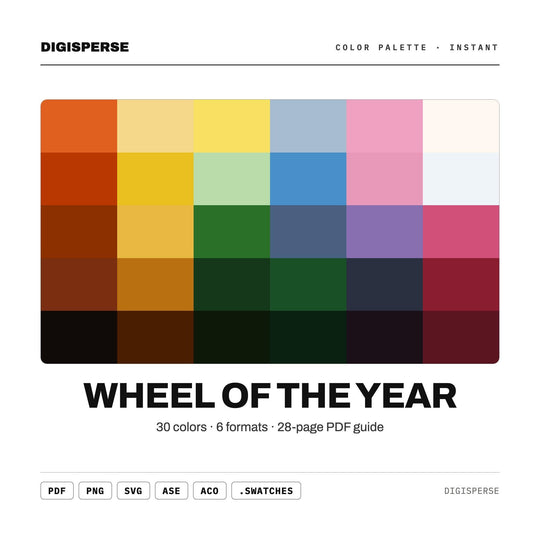 Wheel of the Year color palette — main preview