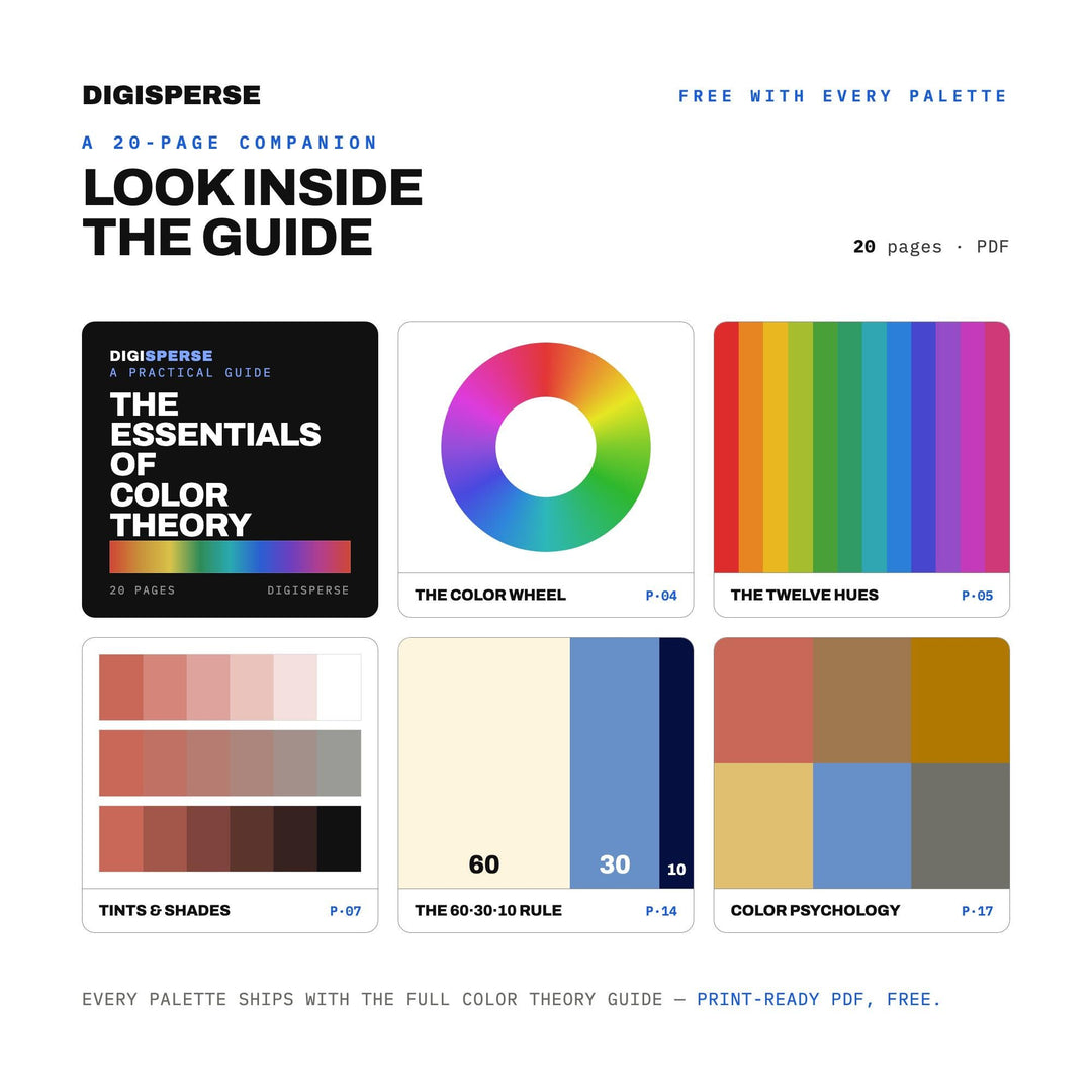 Bicentennial Revival Color Palette | 30 Colors | Hex RGB CMYK | Procreate Swatches + ASE | Digital Download