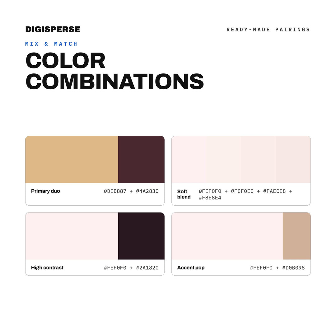 Cool Undertones Color Palette | 30 Colors | Hex RGB CMYK | Procreate Swatches + ASE | Digital Download