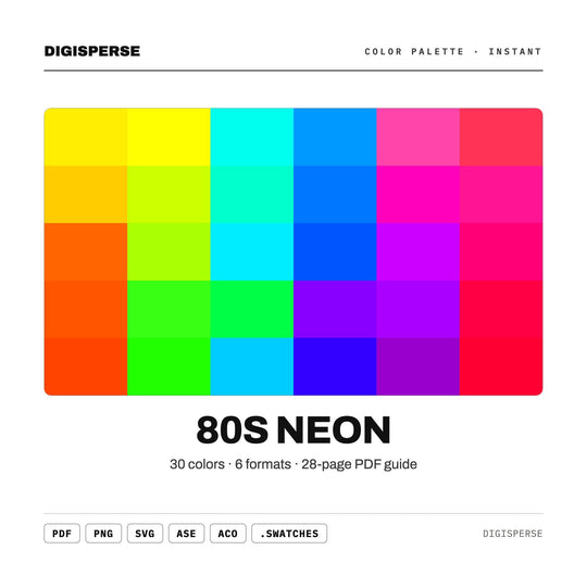80s Neon color palette — main preview