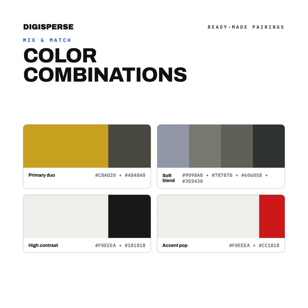 Soviet Brutalism Color Palette | 30 Colors | Hex RGB CMYK | Color Guide | Procreate Swatches + ASE | Digital Download