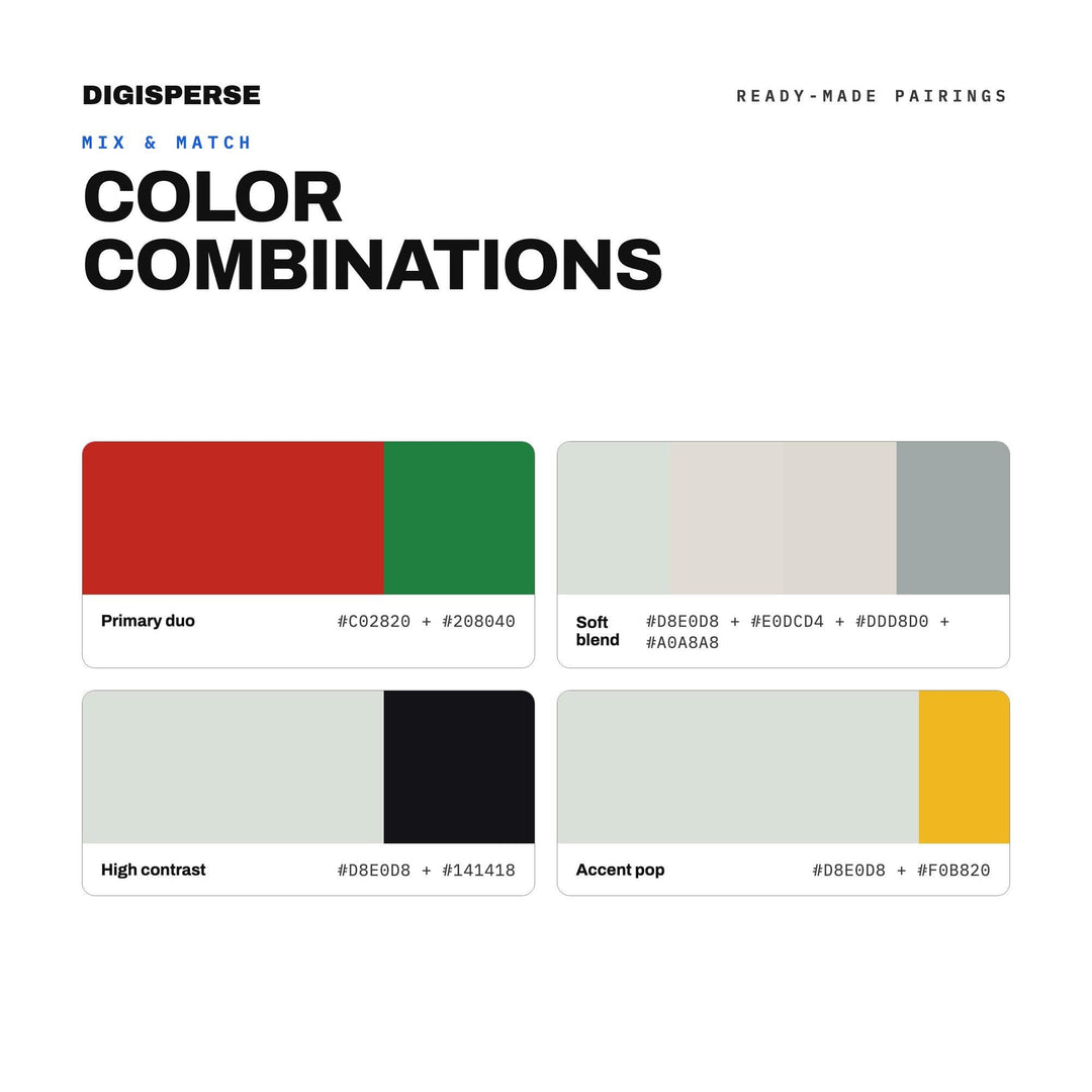 Warehouse District Color Palette | 30 Colors | Hex RGB CMYK | Color Guide | Procreate Swatches + ASE | Digital Download