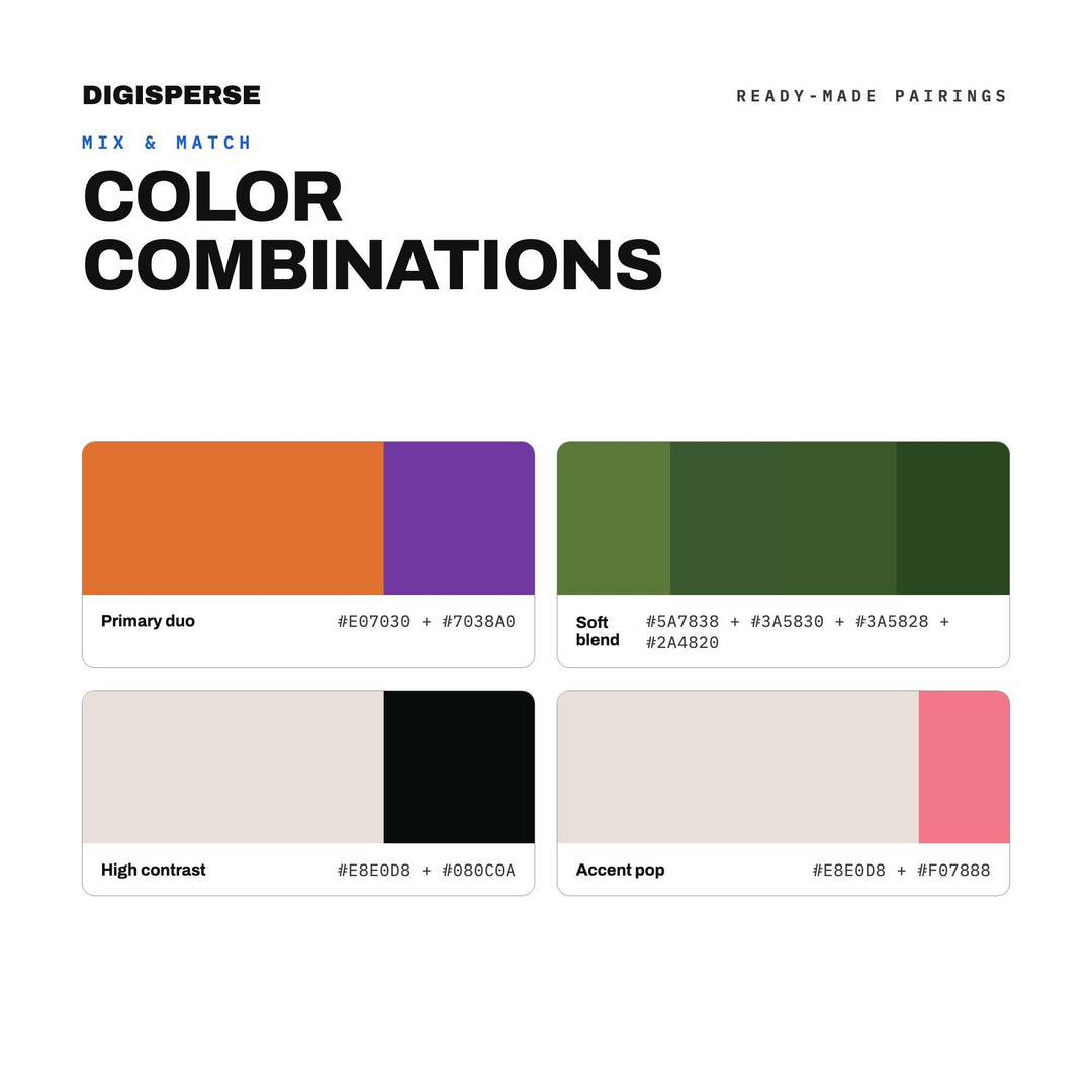 Everglades Dusk Color Palette | 30 Nature Hues, Procreate, ASE (Digital Download)