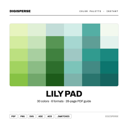 Lily Pad color palette — main preview