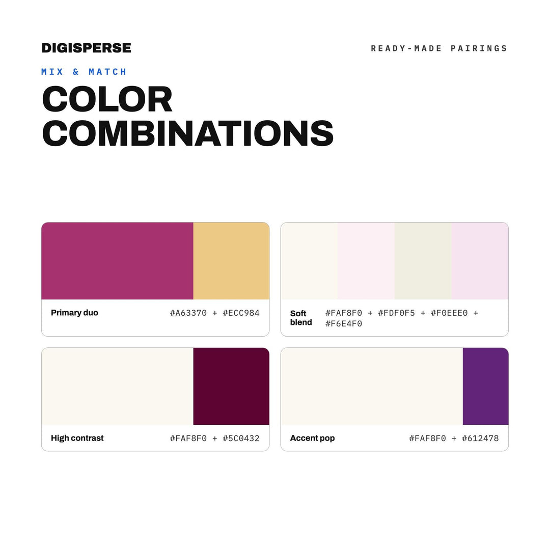 Lotus Bloom Color Palette | 30 Procreate Swatches, HEX, RGB, CMYK (Digital Download)