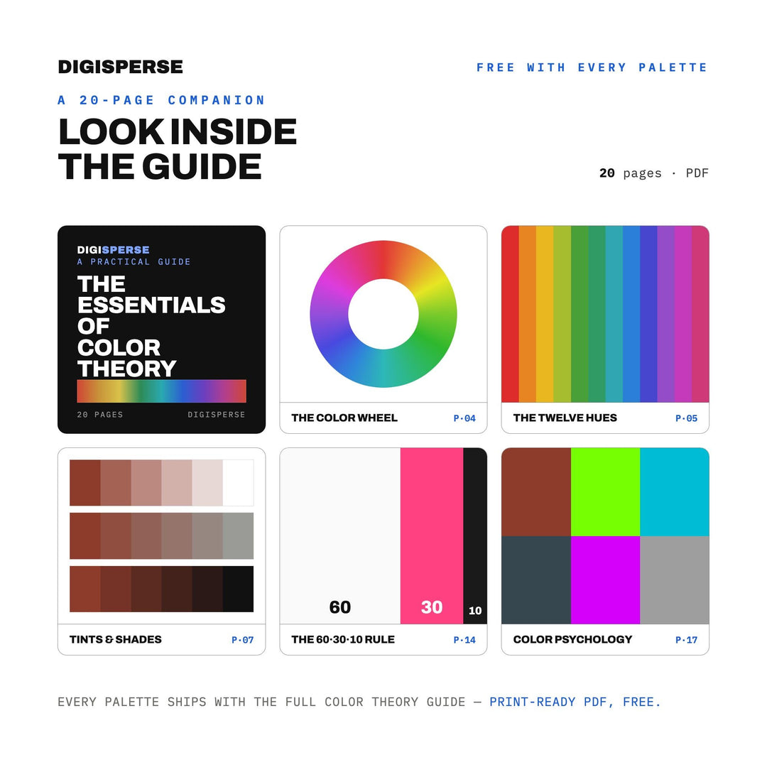 Street Art Color Palette | 30 Procreate Swatches, HEX, RGB, CMYK (Digital Download)
