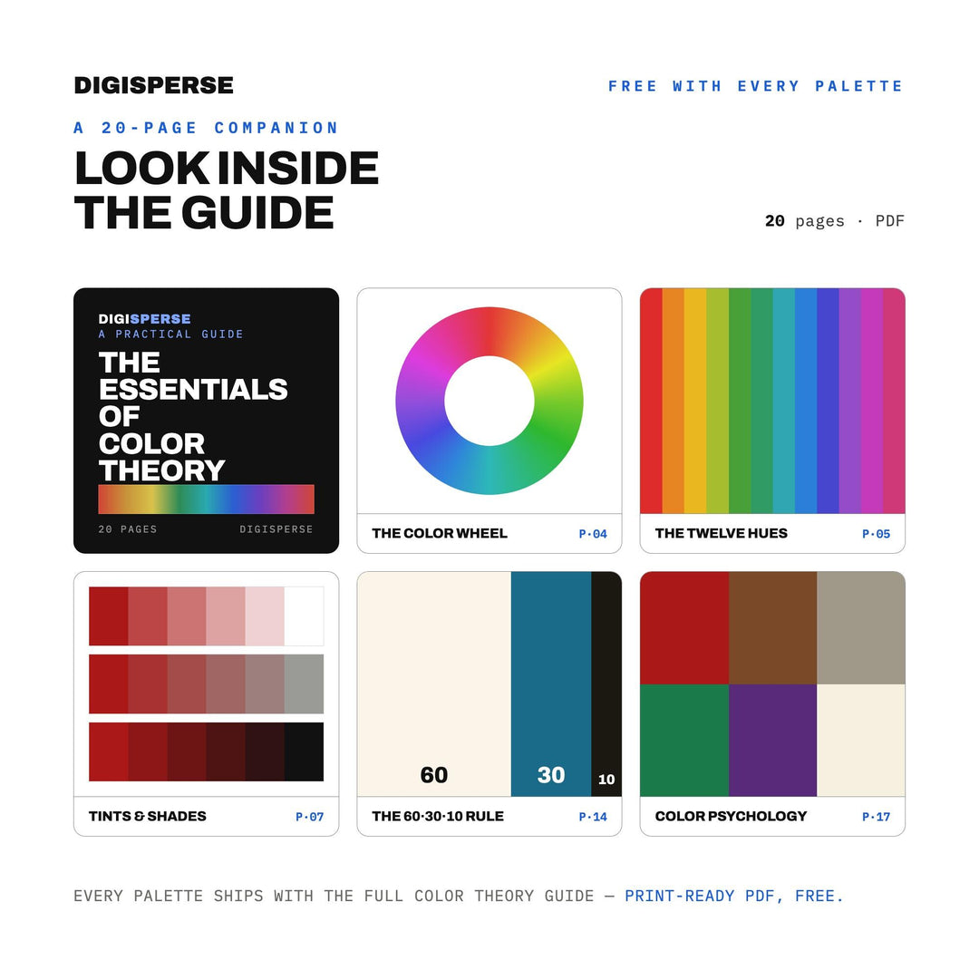 Ottoman Mosaic Color Palette | 30 Procreate Swatches, ASE Guide (Digital Download)