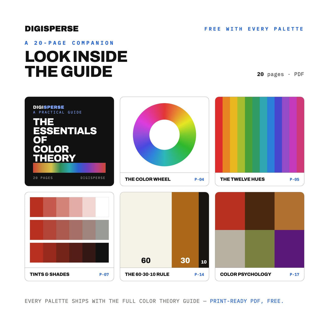 Roman Aqueduct Color Palette | 30 Procreate Swatches, ASE Guide (Digital Download)