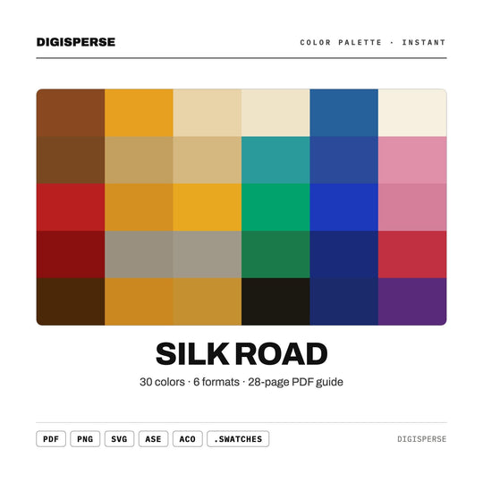 Silk Road color palette — main preview
