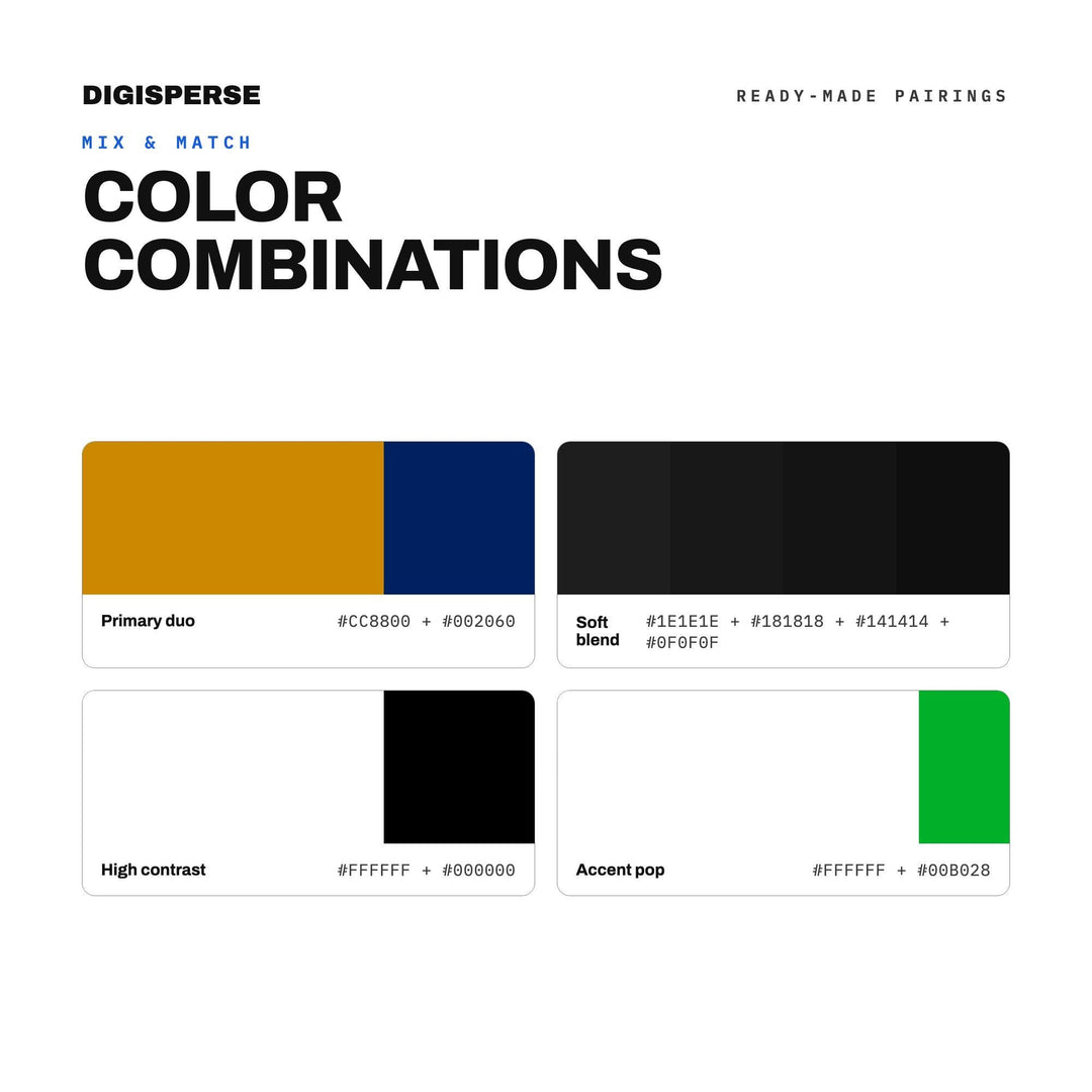 Binary Code Color Palette | 30 Tech Colors, Procreate, ASE (Digital Download)