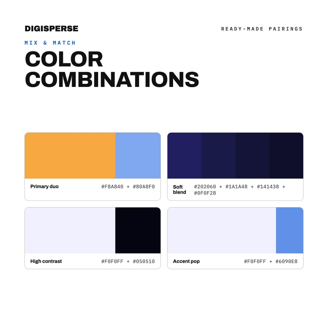 Deep Learning Color Palette | 30 Colors | Hex RGB CMYK | Color Guide | Procreate Swatches + ASE | Digital Download
