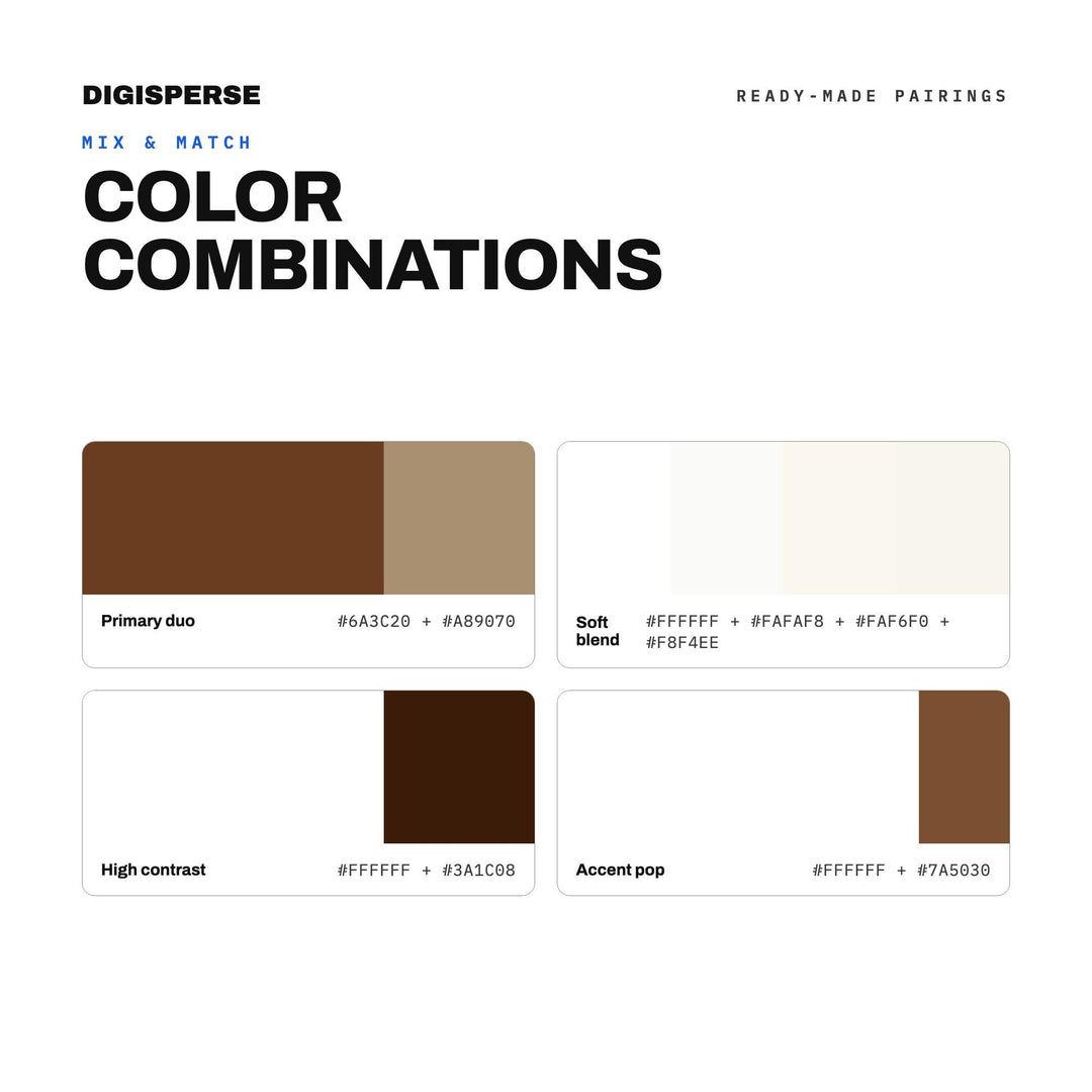 Almond Milk Color Palette | 30 Colors | Hex RGB CMYK | Color Guide | Procreate Swatches + ASE | Digital Download