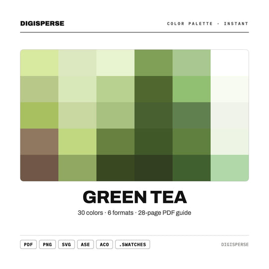 Green Tea color palette — main preview