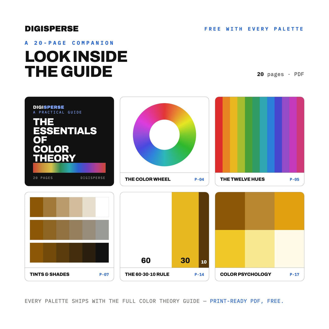 Honey Drizzle Color Palette | 30 Warm Tones, Procreate, ASE (Digital Download)