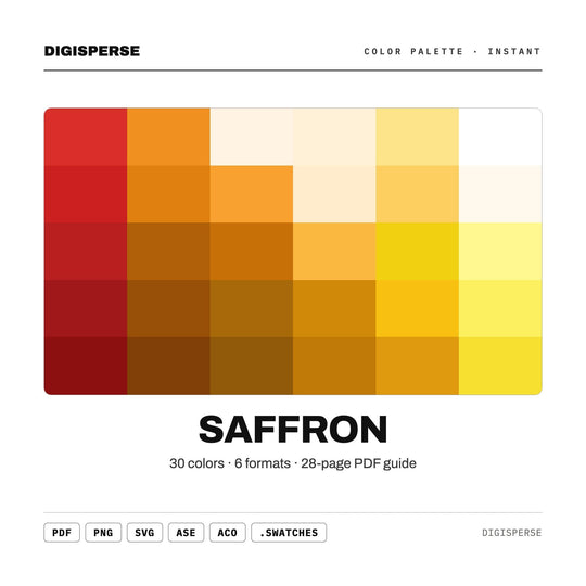 Saffron color palette — main preview