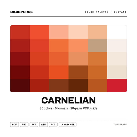 Carnelian color palette — main preview