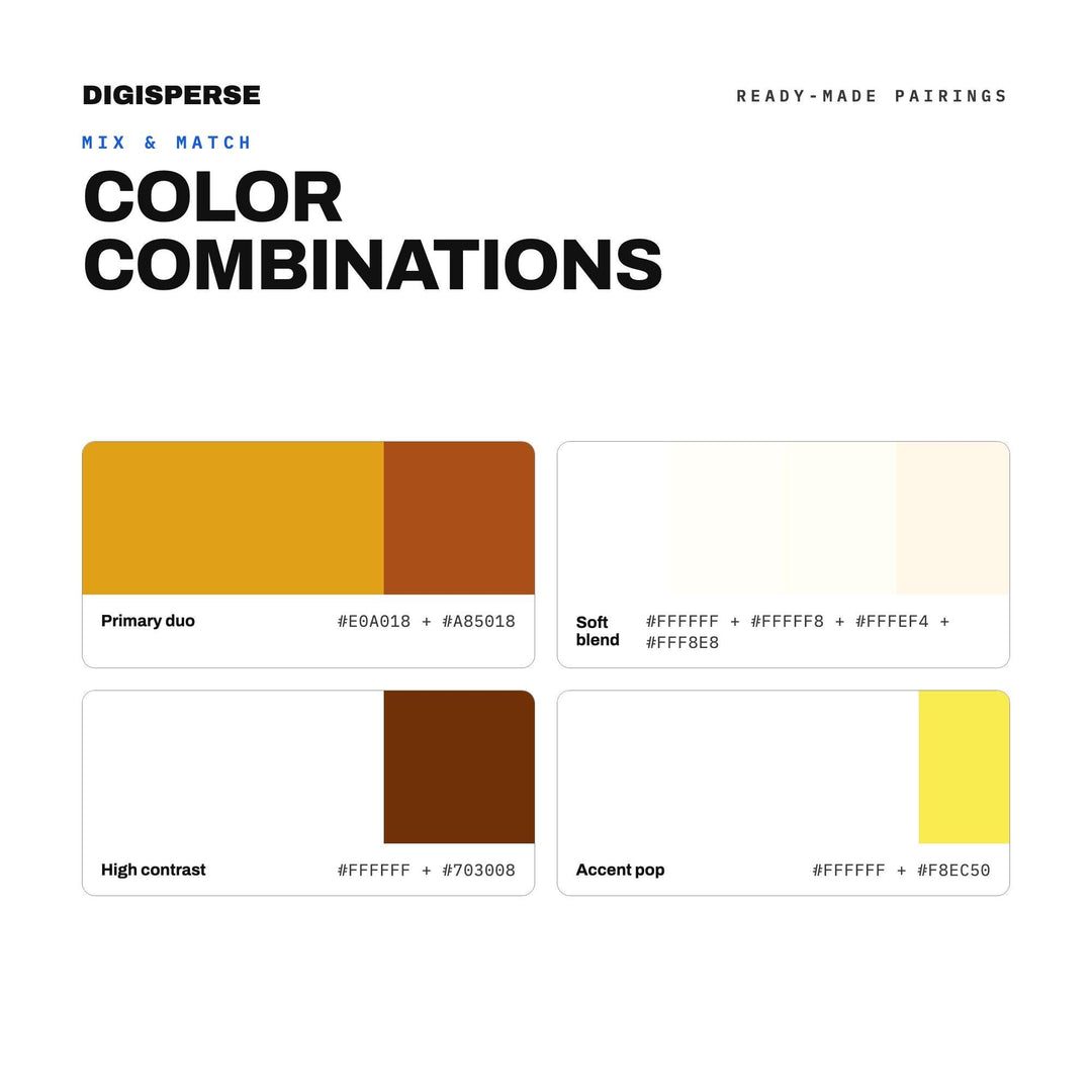 Citrine Color Palette | 30 Colors | Hex RGB CMYK | Color Guide | Procreate Swatches + ASE | Digital Download