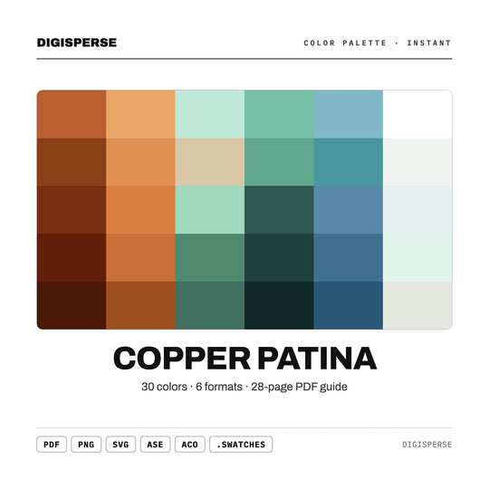 Copper Patina color palette — main preview