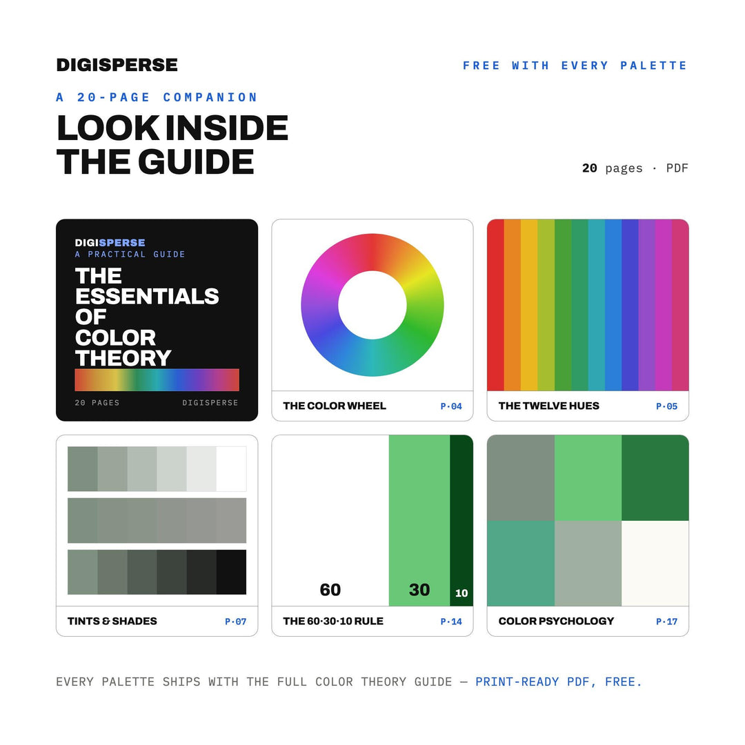 Jade Dynasty Color Palette | 30 Procreate Swatches, ASE Guide (Digital Download)